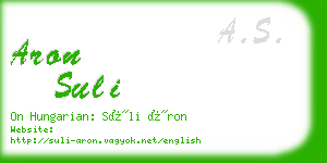 aron suli business card